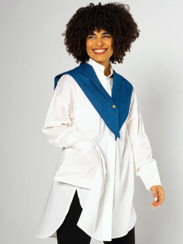 Blazer Collar in Jeans