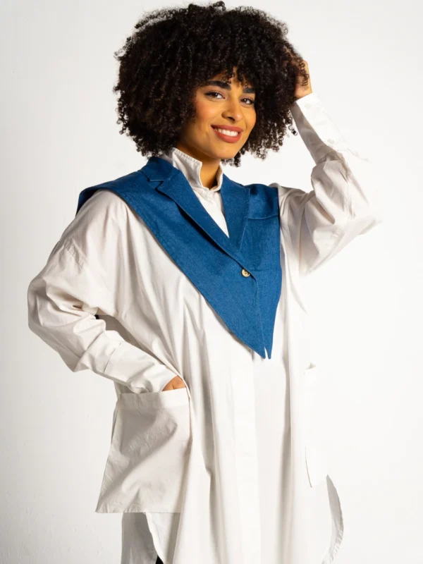 Blazer Collar in Jeans