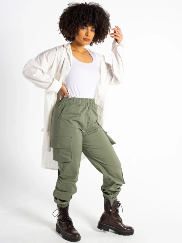 Cargo Joggers in Olive