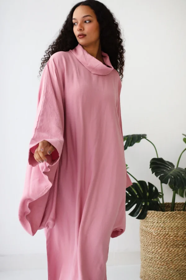 Tiba Dress in Dusty Rose