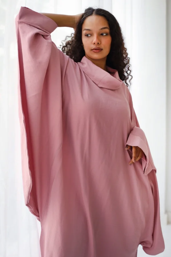 Tiba Dress in Dusty Rose