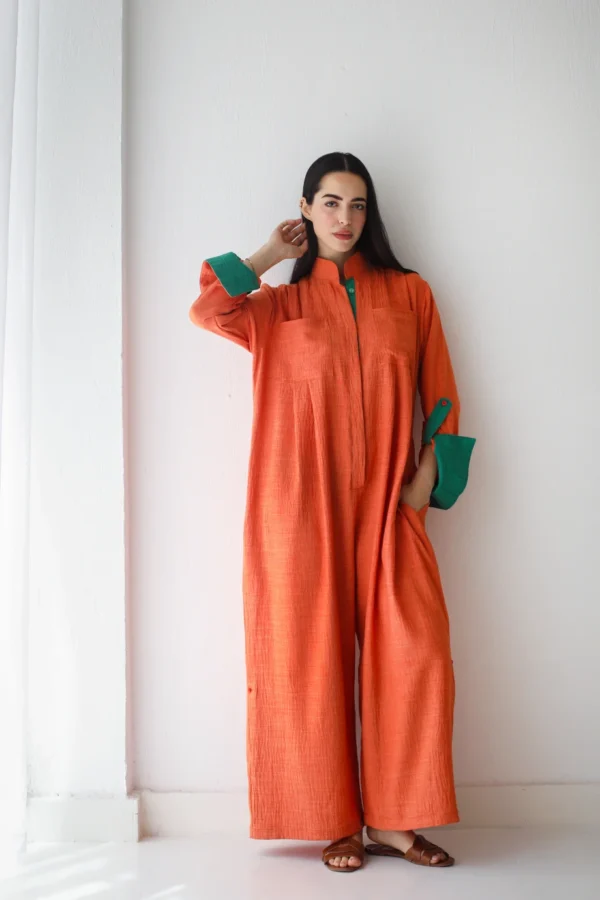 Boho Jumpsuit in Orange