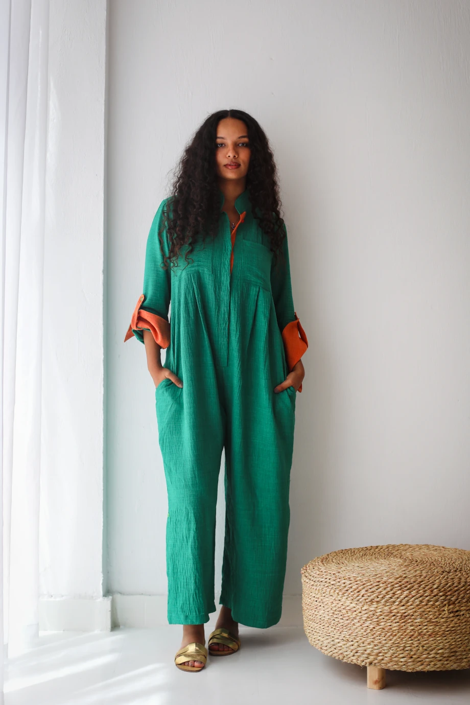 Boho Jumpsuit in Green