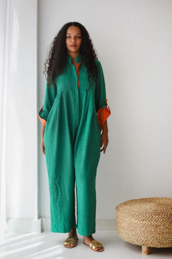 Boho Jumpsuit in Green