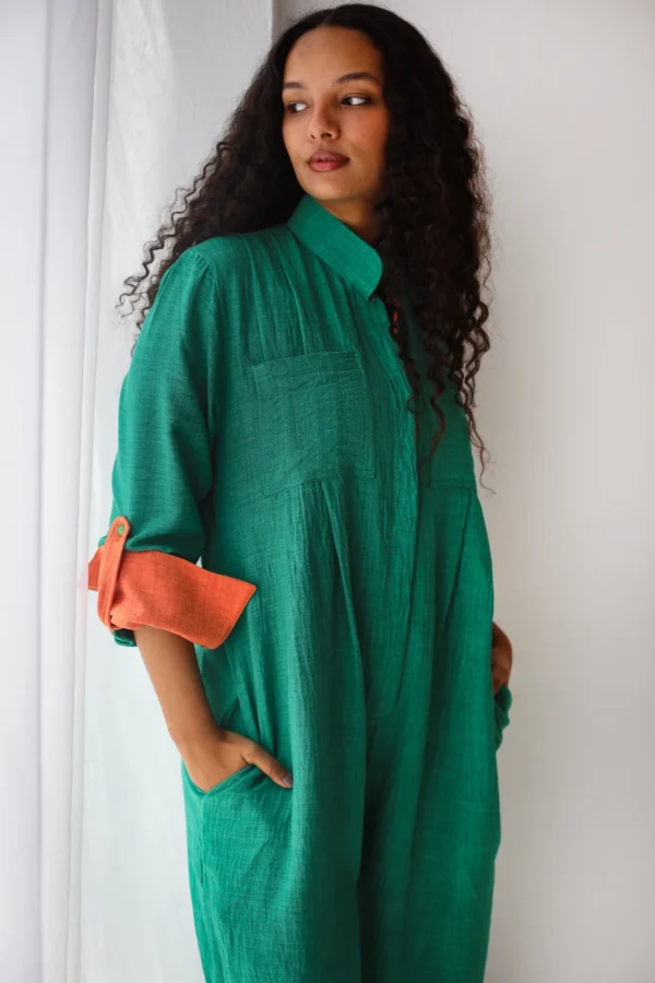 Boho Jumpsuit in Green