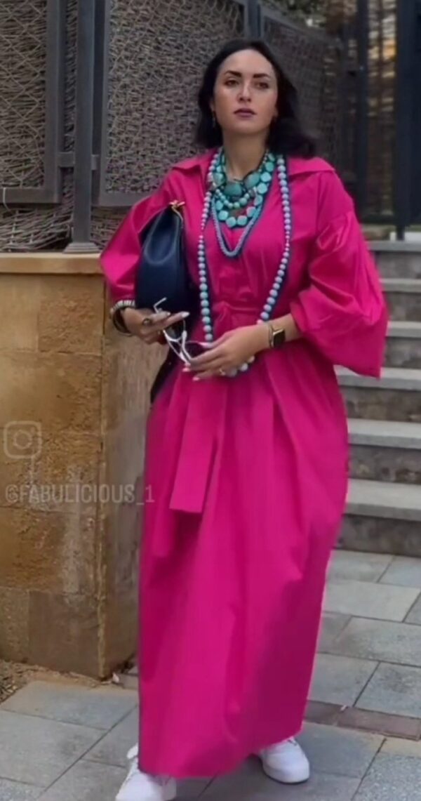 Havana Dress in Fuchsia