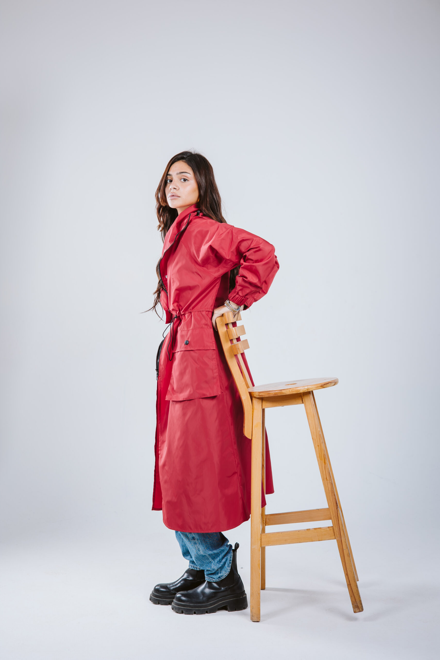 Windout Coat in Red