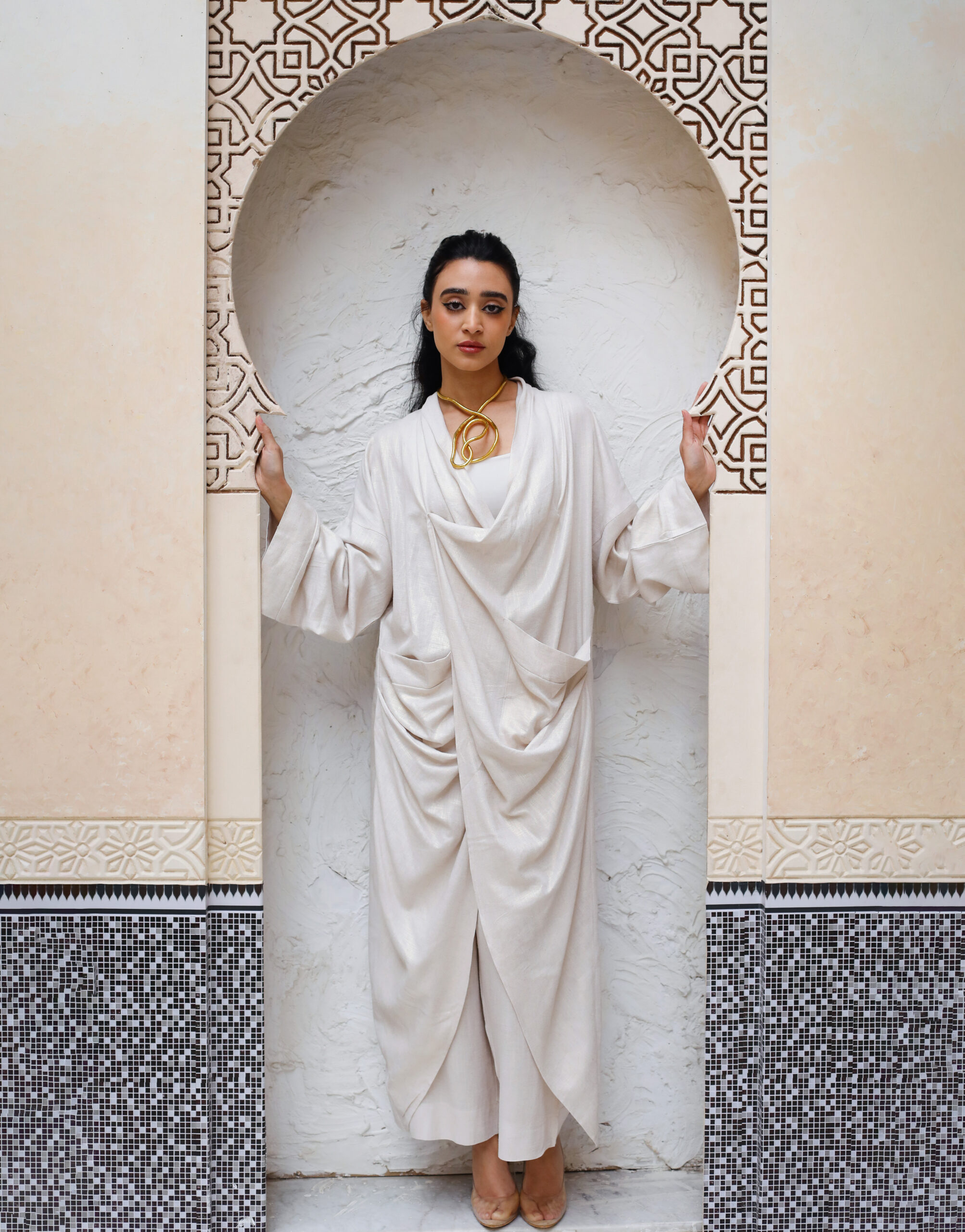 Siwa Shimmery Set in Beige