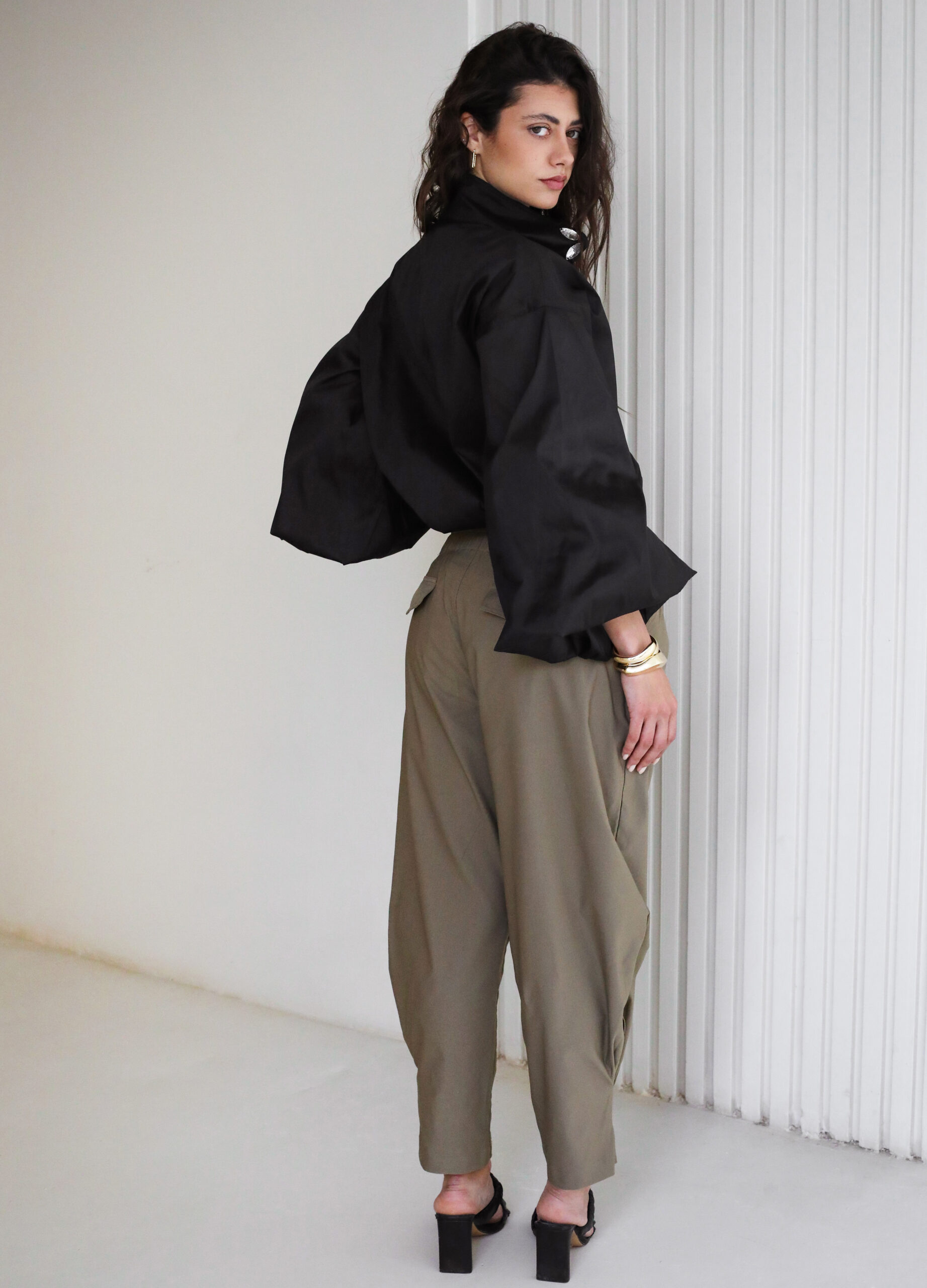 Lulwa Tunic in Black