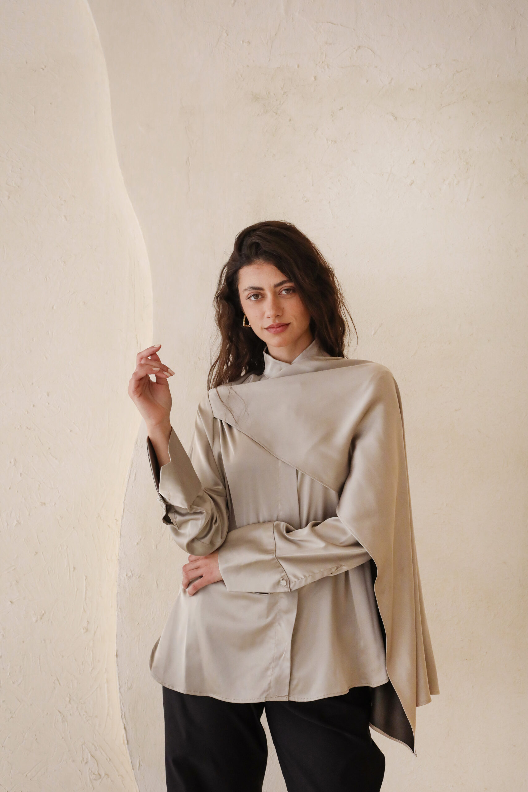 Hareer Top in Silver