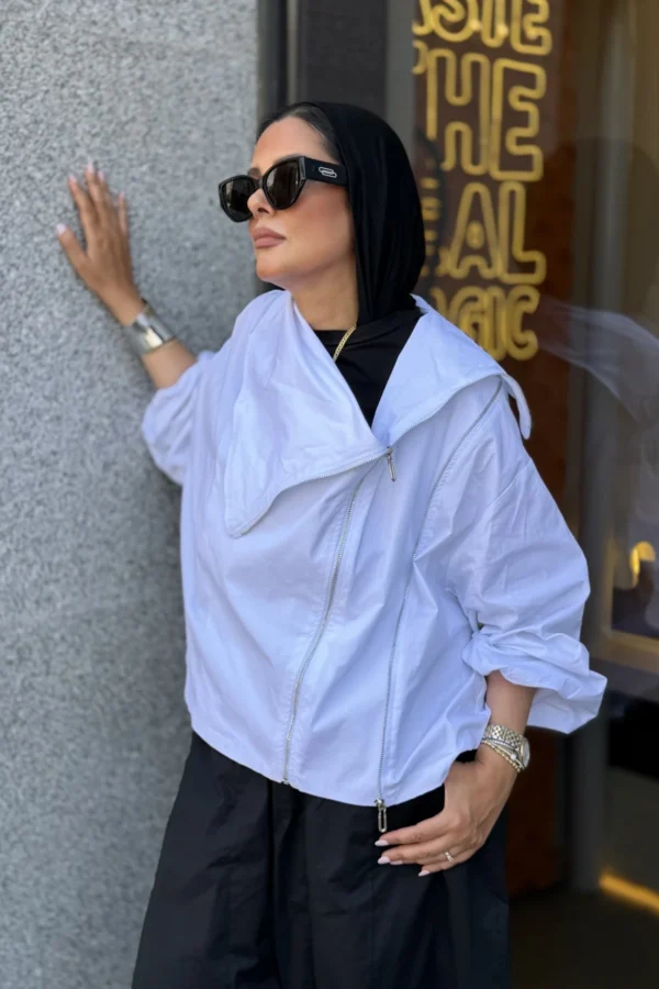 Metro Jacket in White