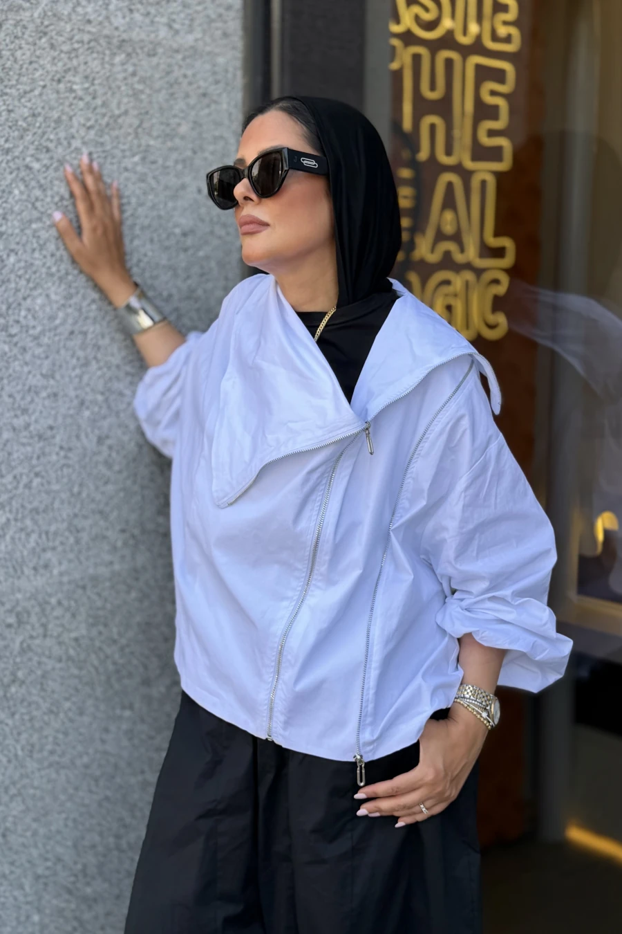 Metro Jacket in White