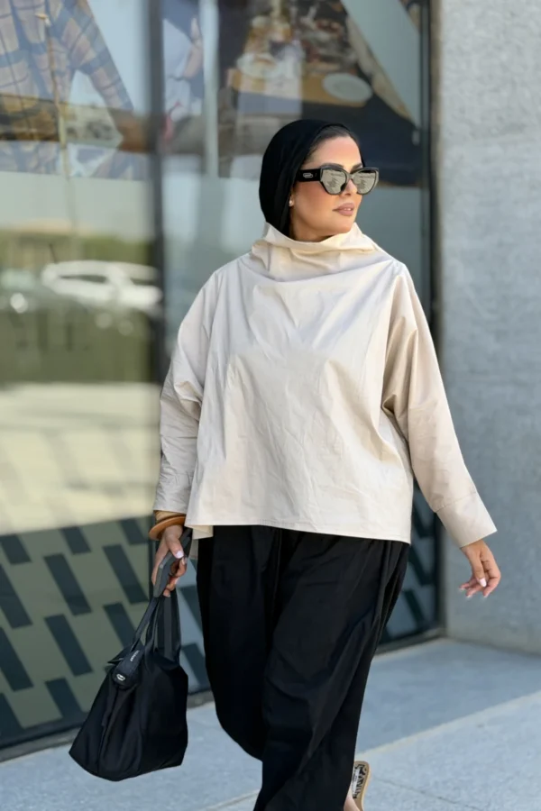 Aura Top in Beige