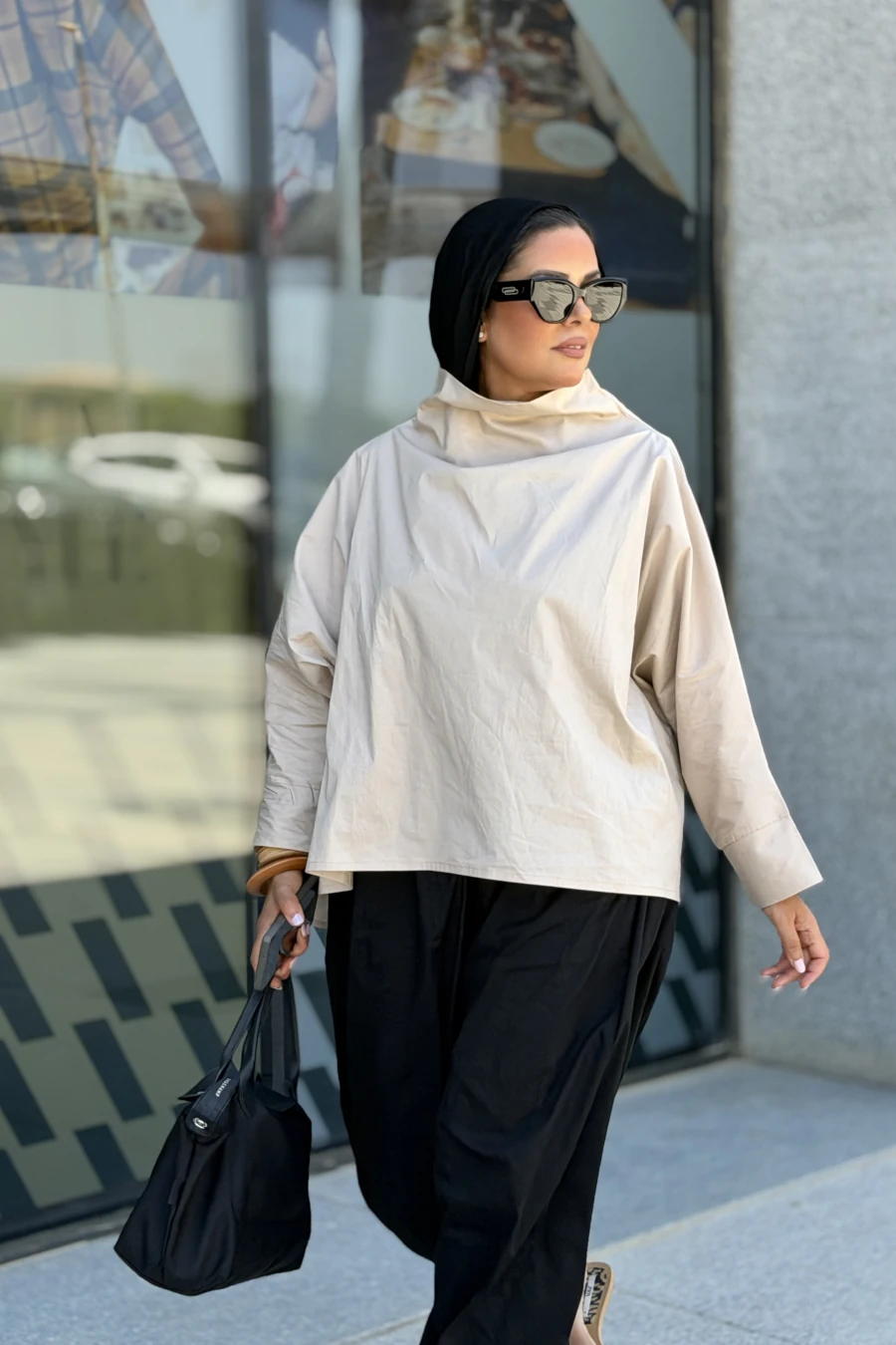 Aura Top in Beige