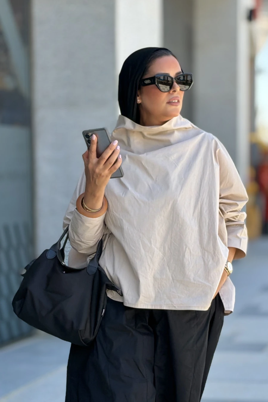Aura Top in Beige