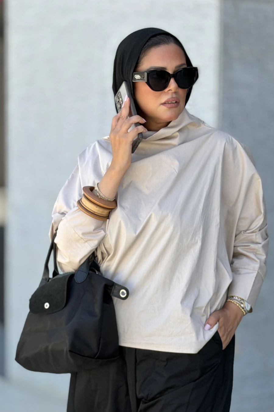 Aura Top in Beige